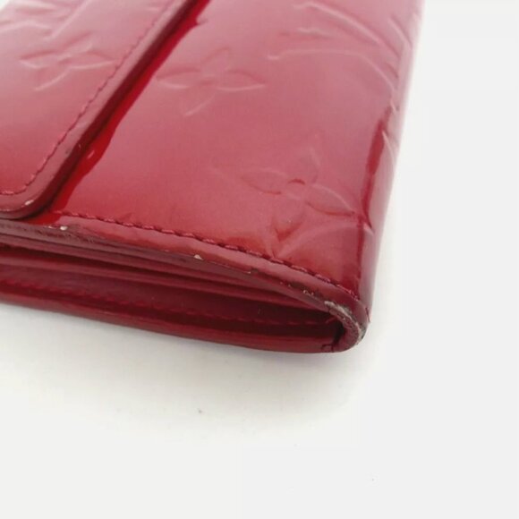 LOUIS VUITTON Vernis Portefeiulle Sarah wallet oversized contintental leather - Picture 8 of 13